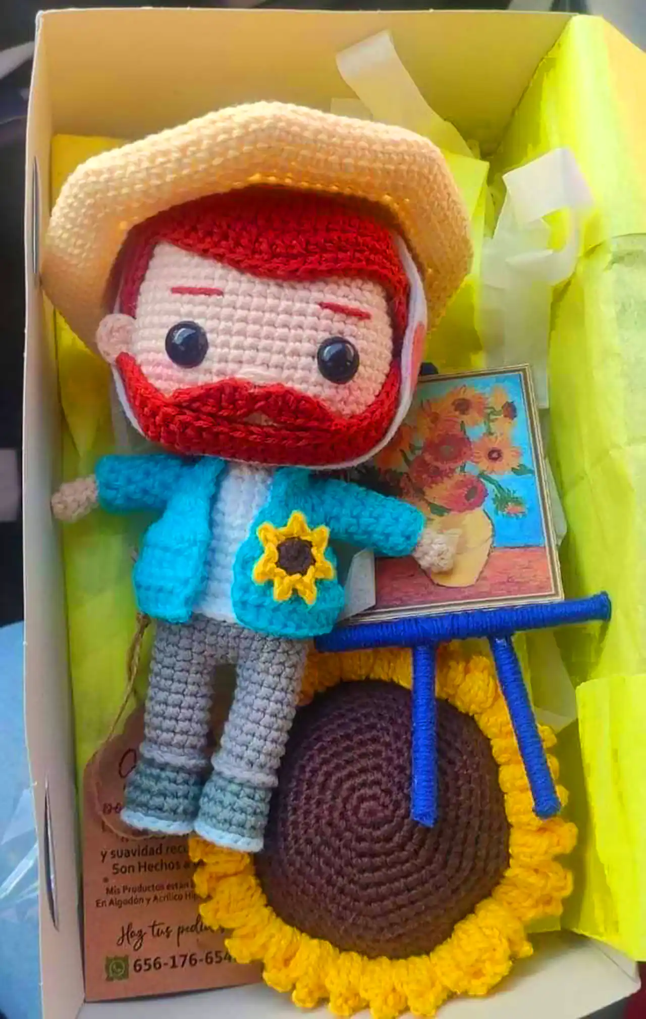 تزئین نمدی رنگارنگ با الهام ون‌گوگ