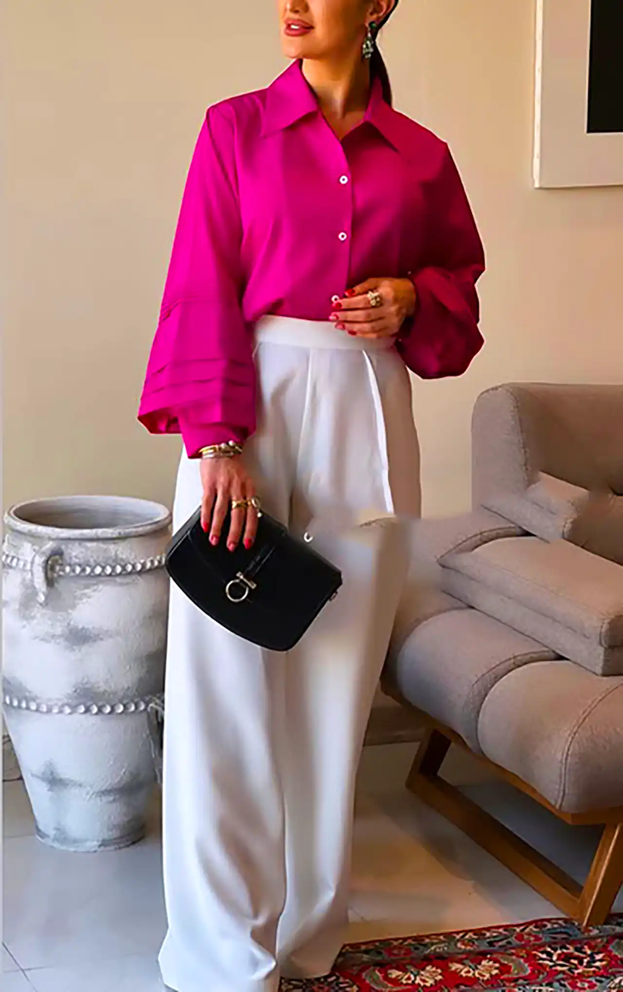 تیپ زنانه مینیمال و مدرن 