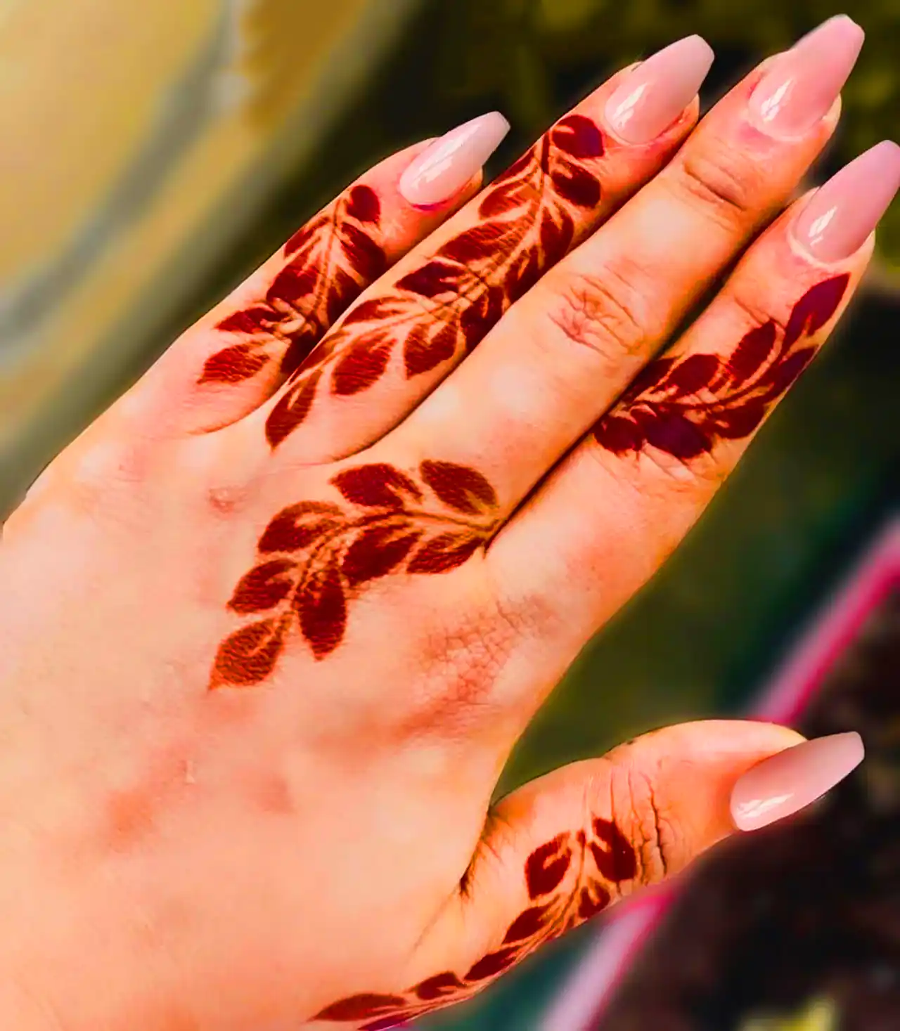 طرح حنا روی دست