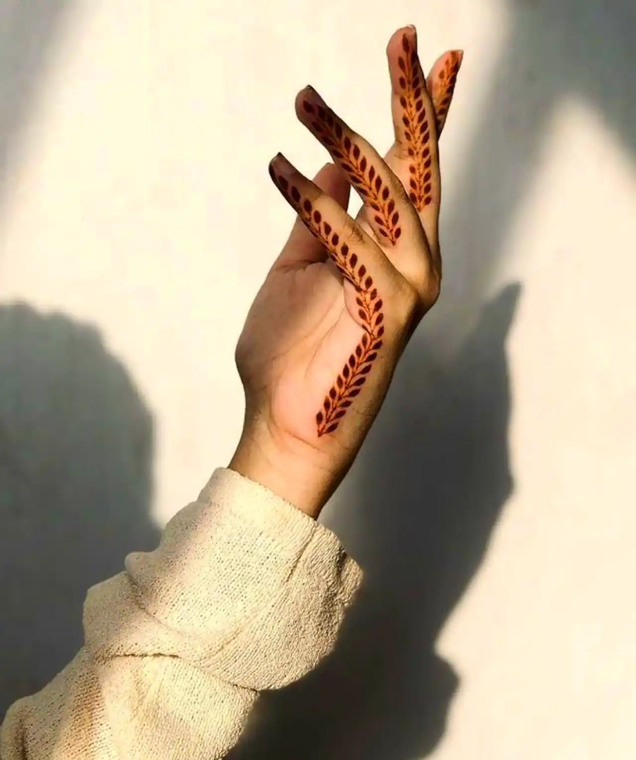 طرح حنا روی دست