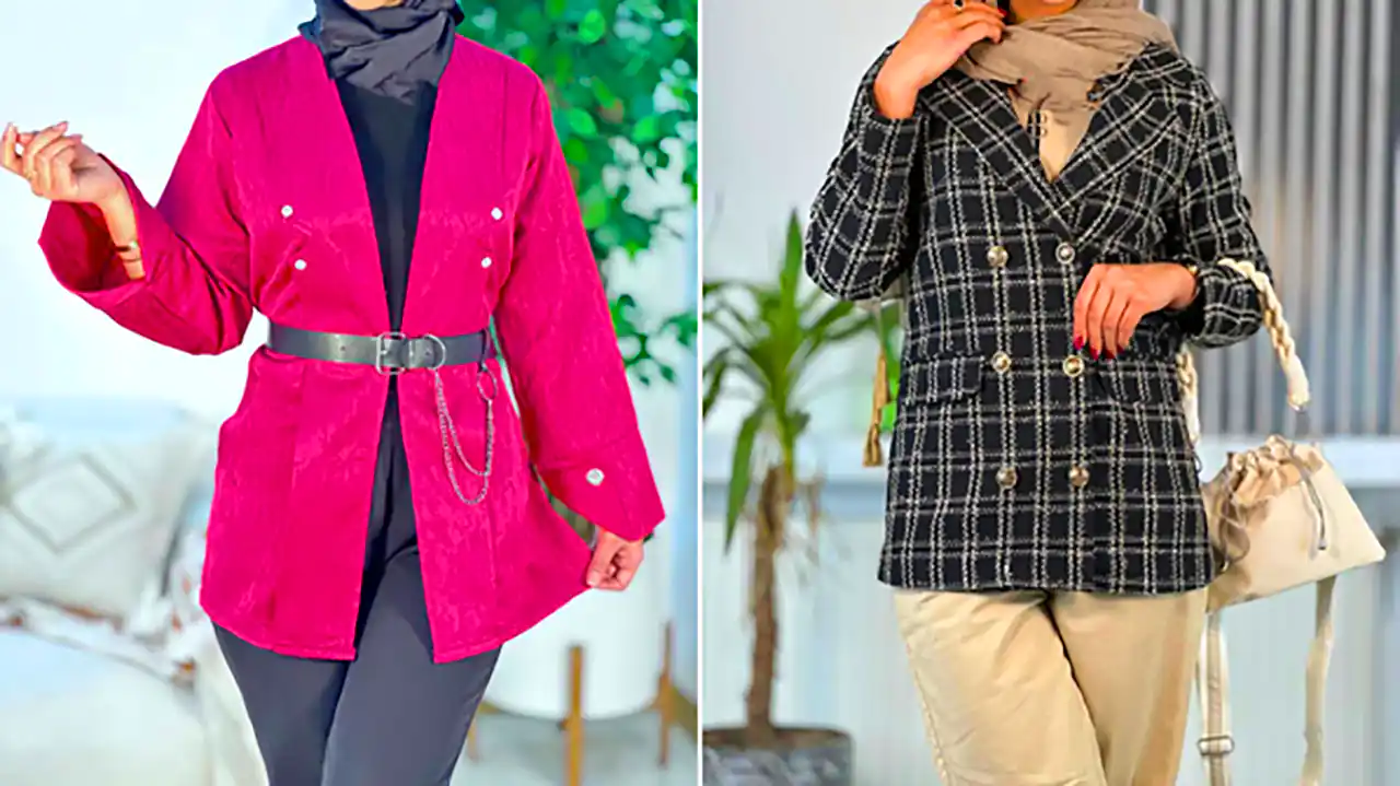 طرح خاص و ساده مانتو زنانه 