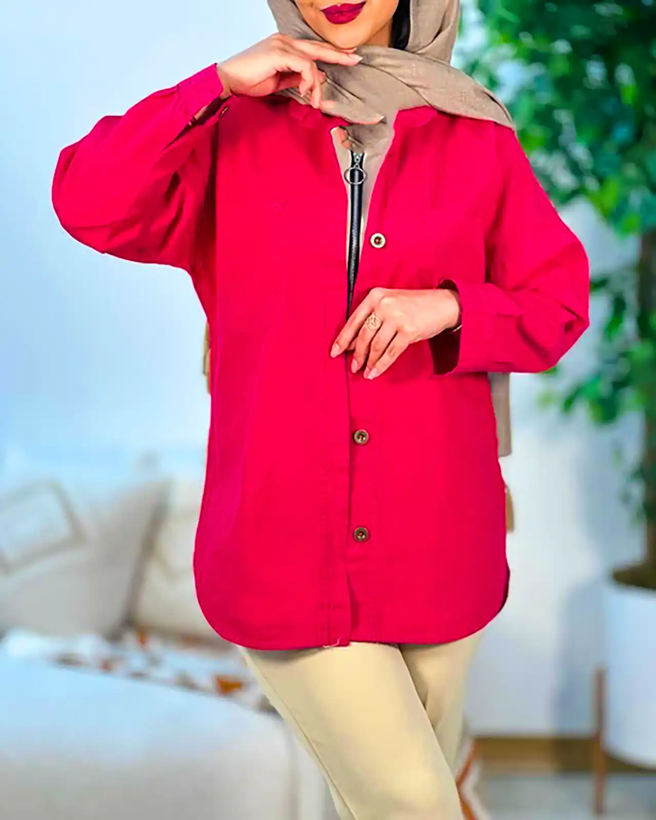 طرح خاص و ساده مانتو زنانه 