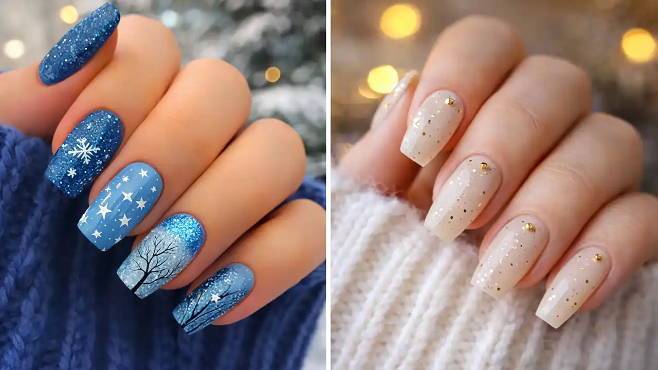 طرح ناخن خوشگل زمستونی