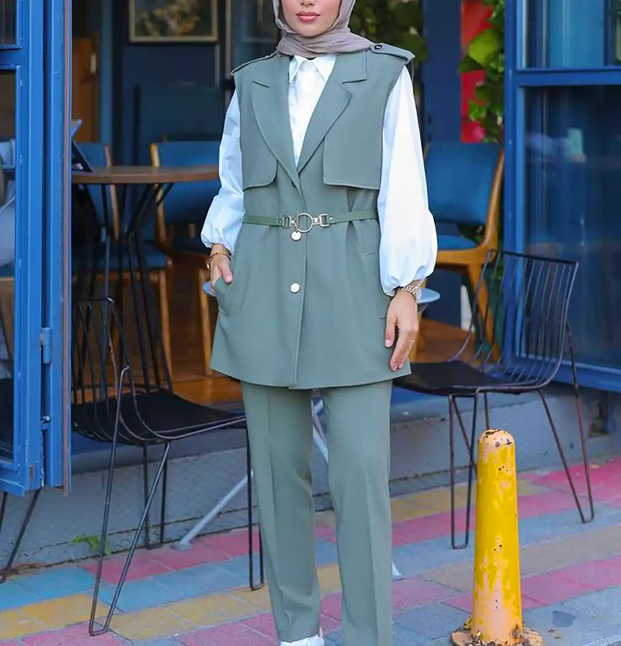 وست شلوار شیک زنانه