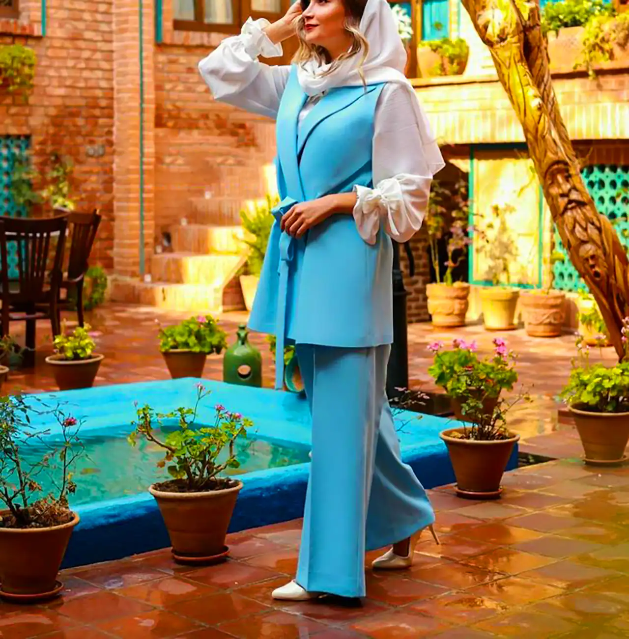 وست شلوار شیک زنانه