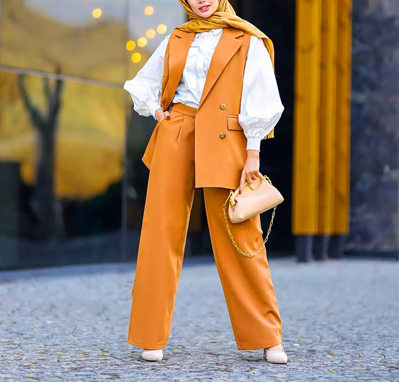 وست شلوار شیک زنانه