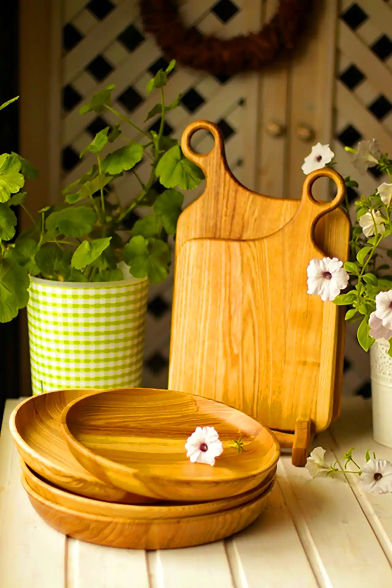 ظروف پذیرایی و سرو چوبی 
