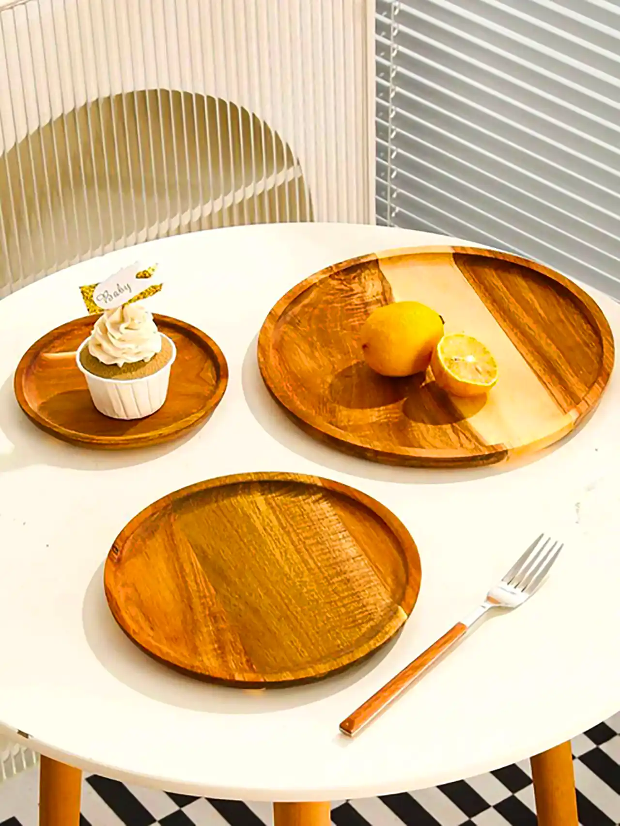 ظروف پذیرایی و سرو چوبی 