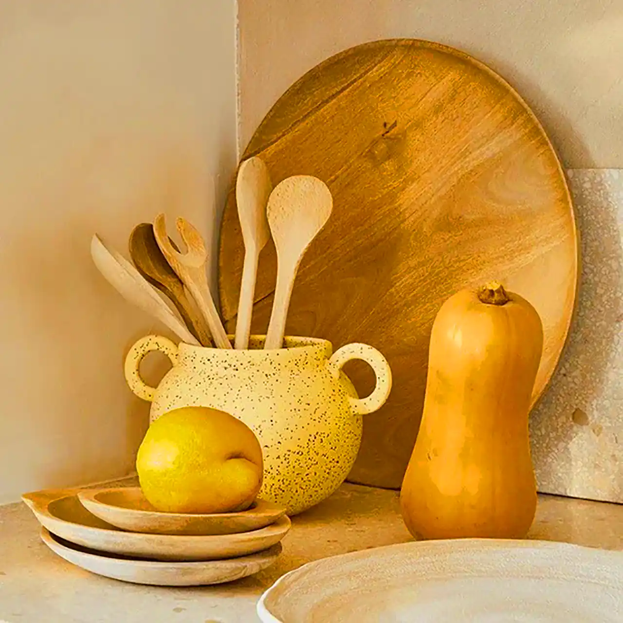 ظروف پذیرایی و سرو چوبی 