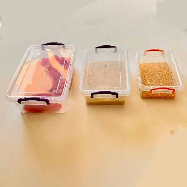 ظروف پلاستیکی درب دار + هماهنگی نظم سلیقه و زیبایی در ظروف پلاستیکی درب دار