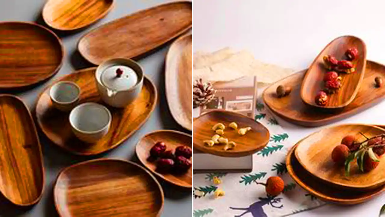 ظروف چوبی پذیرایی