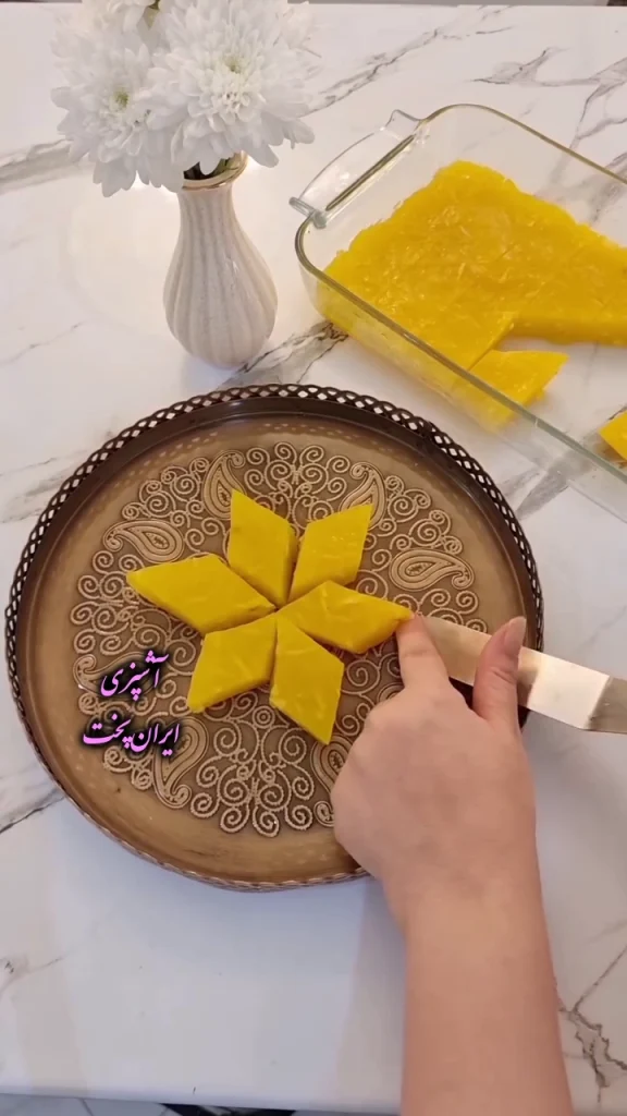 طرز تهیه مسقطی ساده با نشاسته